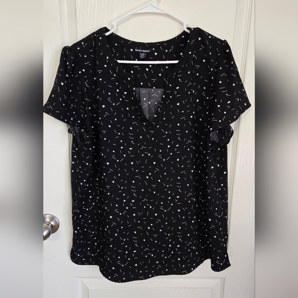 Hilary Radley Short Sleave Blouse